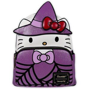 Chic Sanrio Hello Kitty Witch Shoulder Bag - Adjustable Straps & Zipper Closure